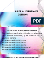 Tecnicas Auditoria Gestion