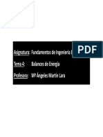 Tema 4 - Balances de Energía PDF