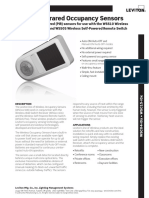 Leviton Datasheet Wireless-Occupancy-Sensors WSCXX