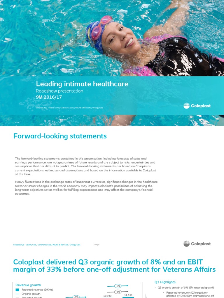 Coloplast RoadShow Presentation PDF Innovation Urinary Incontinence