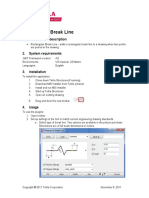 Rectangular Break Line: 1. Purpose and Description