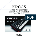 Manual Korg  Kross editor en Español