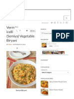 __Semiya Biryani - Vermicelli Vegetable Biryani