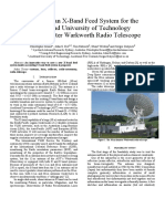 Design of An X-Band Feed System For The Auckland University of Technology 30m Diameter Warkworth Radio Telescope