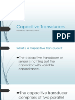 Capacitive Transducers: Prepared By: Samuel Bacunawa