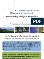 Aplicación de La Metodología ROAM en México y América Central: - Preparación y Planificación Política