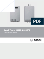 Bosch Therm 660EF 660EFO Field Service Manual