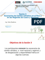 Escenarios de Cambios Climáticos en el Perú