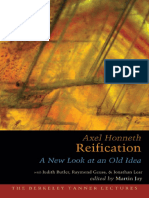 HONNETH, Axel. Reification  a new look at an old idea.pdf