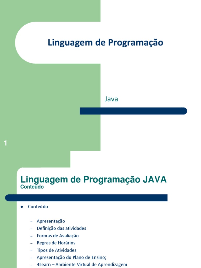 Introdução à Programação em Java | PDF | Estrutura de dados de matriz ...