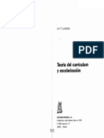 LUNDGREN - Teoria Del Curriculum y Escolarización Cap 1 PDF