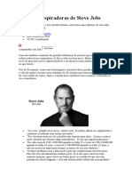 20 Frases Inspiradoras de Steve Jobs