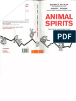 Animal Spirits Cómo Influye La Psicología Humana en La Economía