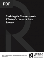 Modeling the Macroeconomic Effects of a Universal Basic Income