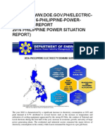 HTTPS://WWW - Doe.Gov - Ph/Electric-Power/2016-Philippine-Power - Situation-Report 2016 Philippine Power Situation Report
