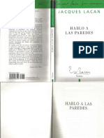 Hablo A Las Paredes (Jacques Lacan) PDF