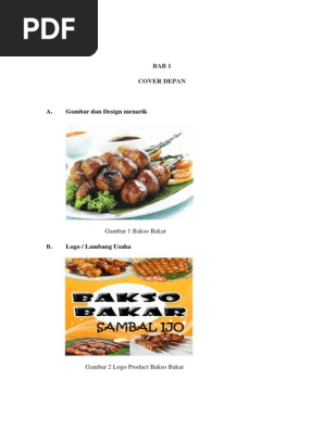 Proposal Usaha Bakso Bakar