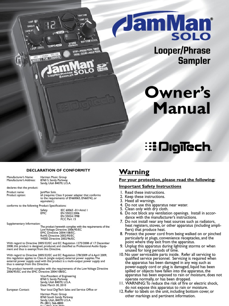 Jam Silent Pro Manual