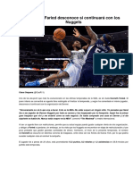 Kenneth Faried Desconoce Si Continuará Con Los Nuggets