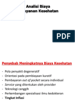 Analisis Biaya Pelayanan Kesehatan