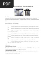 Cara Sterilisasi Alat Kesehatan