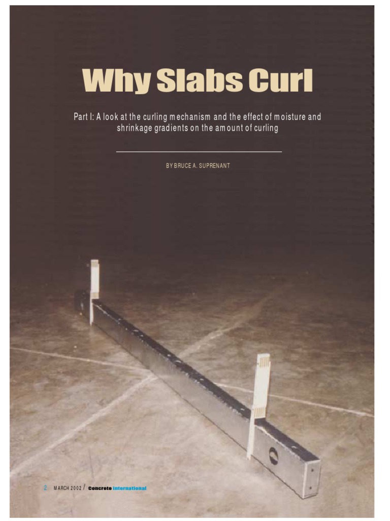 Why Slabs Curl Part1 Road Surface Concrete