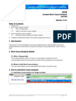 GOS Root Cause Analysis Job Aid