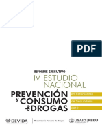 Informe Ejecutivo IV Estudio Nacional Prevención y Consumo de Drogas en Estudiantes de Secundaria 2012