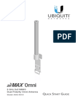 5 GHZ 2X2 Mimo Dual Polarity Omni Antenna: Model: Amo-5G13