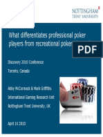 What Differentiates Professional Poker Players From Recreational Poker Players