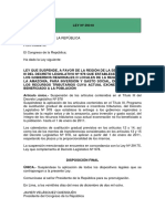 14.- LEY Nº 29310-SUSPENSION BENEFICIOS A LA SELVA.pdf
