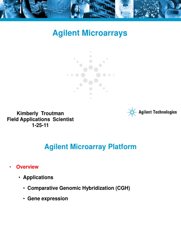 Agilent Microarray Platform Overview | PDF | Dna Microarray | Gene ...