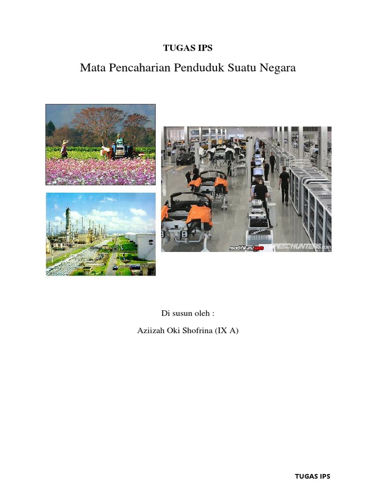 Mata Pencaharian Negara Pdf