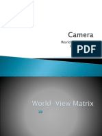 World-View Matrix Camera Class FPS Controls
