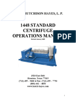 Hutchison Hayes 1448 Standard Decanter Manual and Spares List PDF