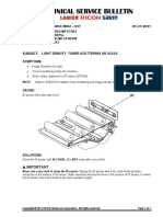 D081 - TSB - 017 Light Density Toner Scattering or SC4XX