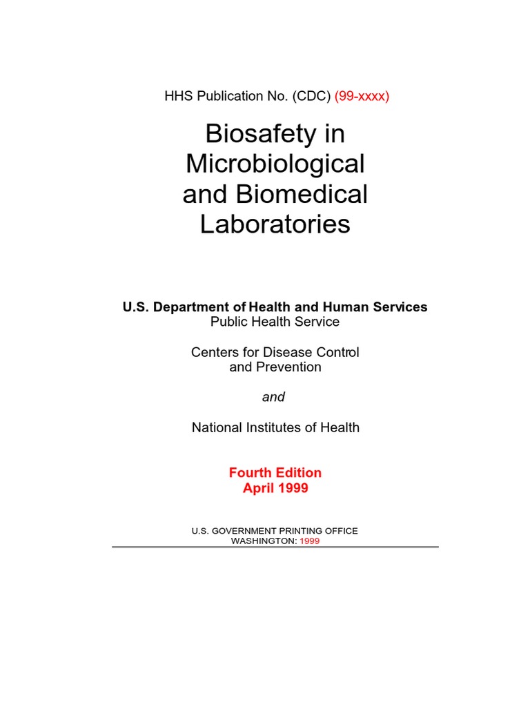 LABORATORY BIOSAFETY MANUAL 4TH EDITION visual data 3