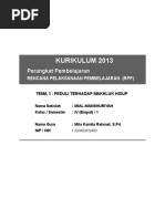 Download 3 RPP SD KELAS 4 SEMESTER 1 - Peduli Terhadap Makhluk Hidup by Mila Kamila SN357597277 doc pdf