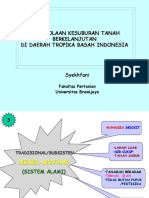 Pengelolaan Tanah Berlanjut SFN