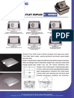 Panasonic Floor Outlet Duplex C-Series