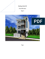 Building Model III Front Elevation Type I