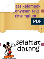 Tugas Kelompok Menyusun Teks Eksemplum 1