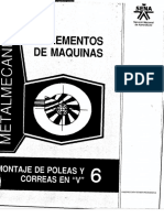 6-Montaje de Poleas y Correas en V PDF
