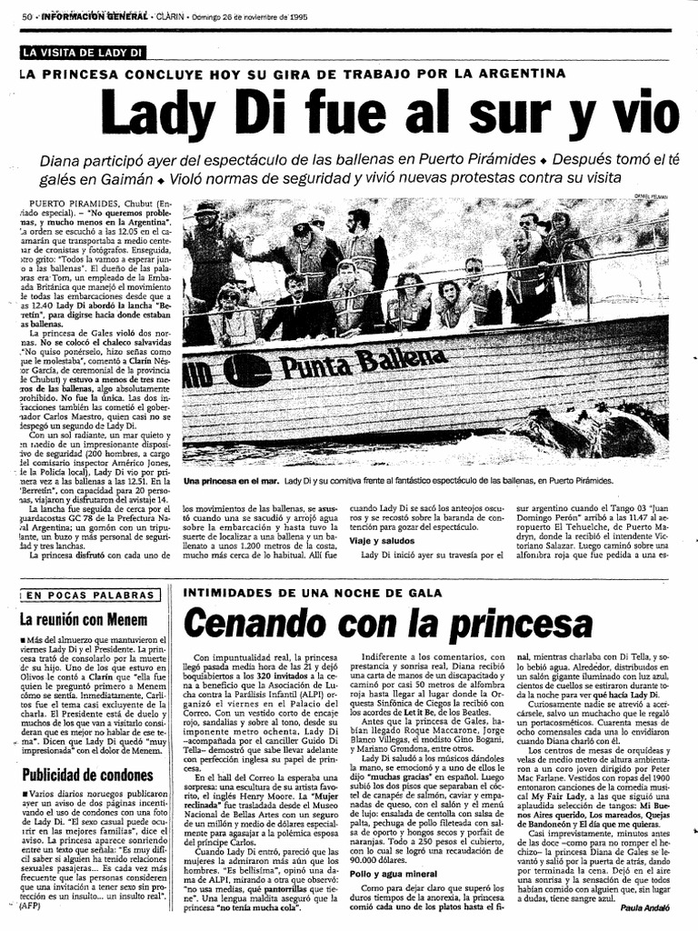 Lady Di Vio Las Ballenas | PDF | Diana