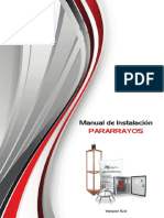 Instalación de pararrayos: Terminal aérea y sujeción de mástil