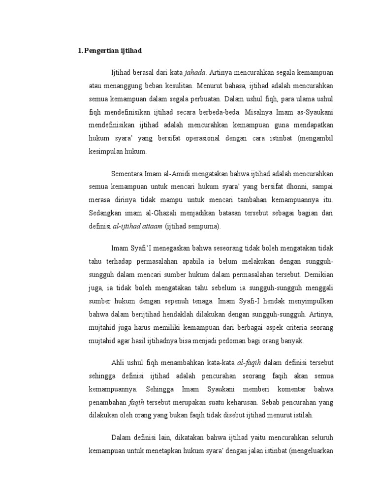 Tugas Ijtihad Pdf