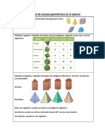 Formulario Cuerpos Geométricos en El Espacio