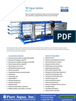 Sistema de Osmosis Inversa de Agua 