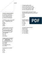 Evaluacion Icfes de Ingles 2017