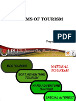 Forms of Tourism: Prepared By: Ma'am L